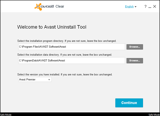 Avastclear es una utilería para eliminar Avast de nuestros equipos.