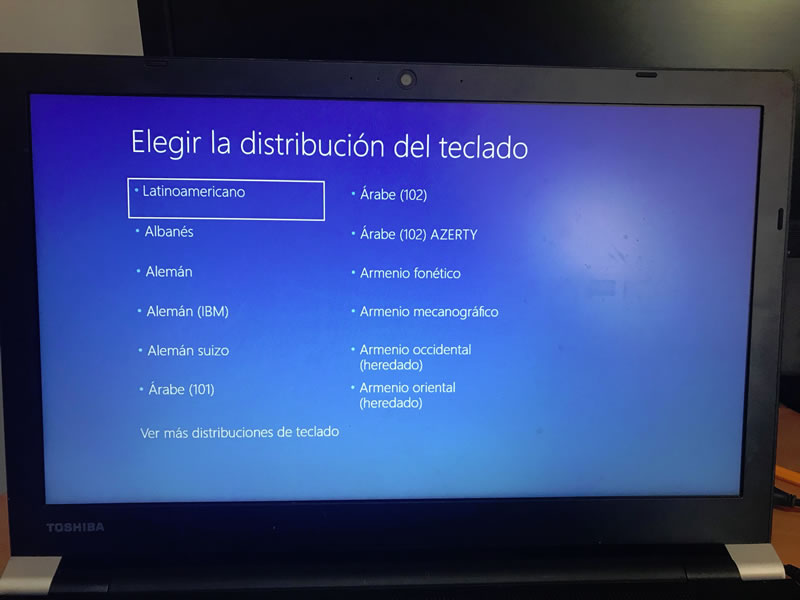 Recuperar Windows 10 falla actualización Abril 2018: Paso 1