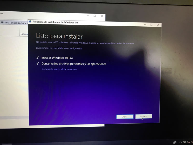 Recuperar Windows 10 falla actualización Abril 2018: Paso 14