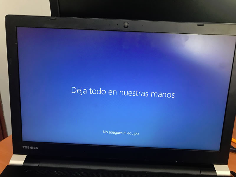 Recuperar Windows 10 falla actualización Abril 2018: Paso 4